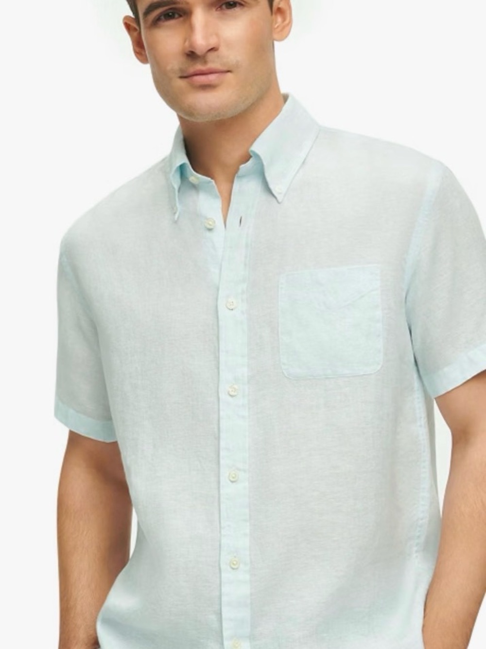 Brooks Brothers Men's Original Polo Linen Button-Down Shirt